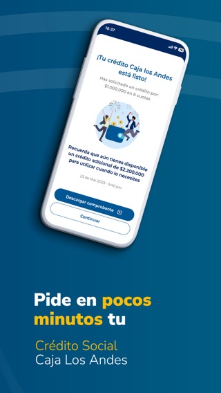 Tapp de Caja Los Andes — captura 3